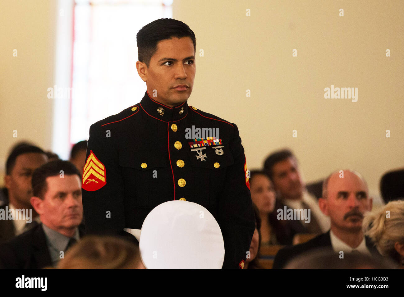MAX, Jay Hernandez, 2015. ph: Kent Smith/©Warner Bros. Pictures/courtesy Everett Collection Stock Photo