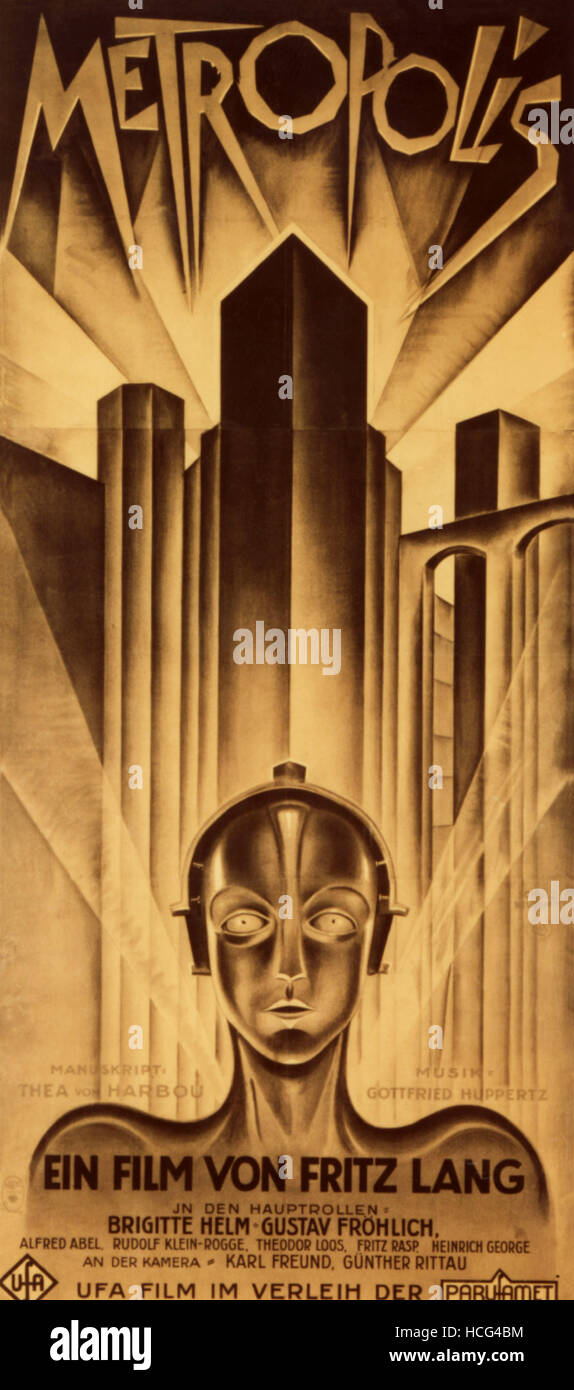 Fritz lang poster hi-res stock photography and images - Alamy