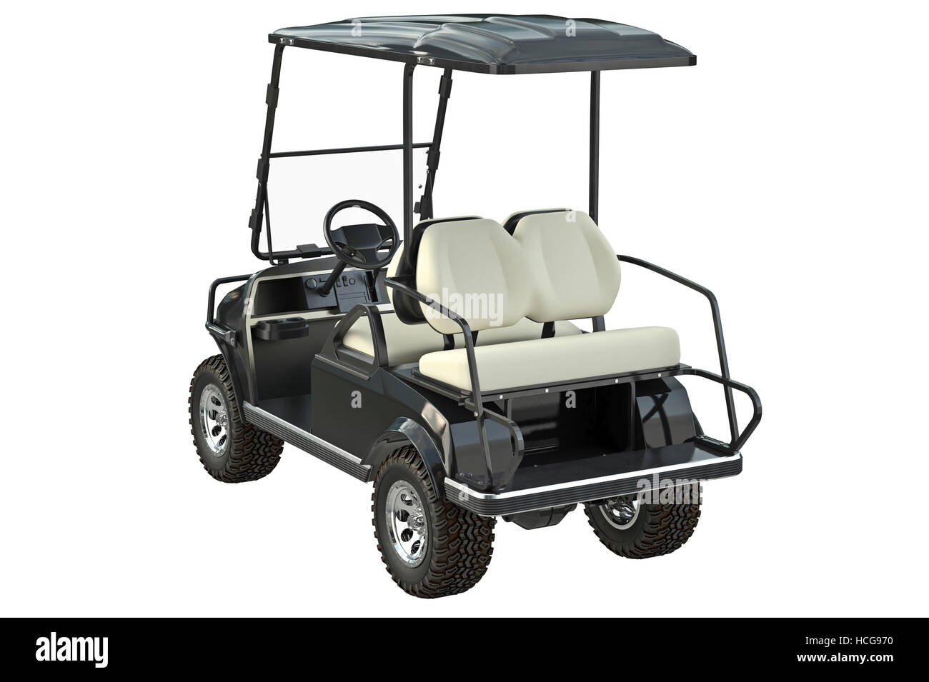 Golf car auto Stock Photo