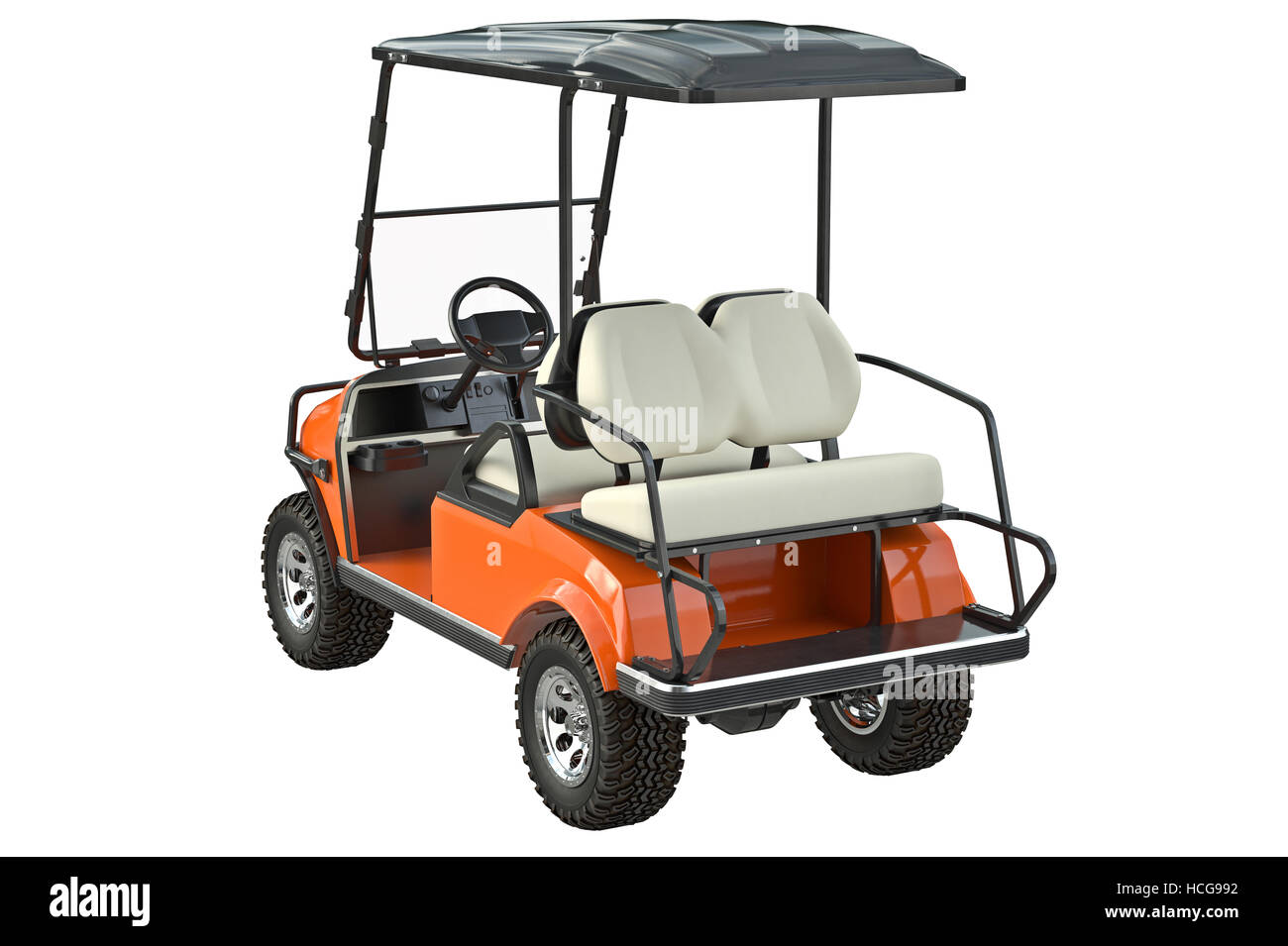 Golf car auto Stock Photo