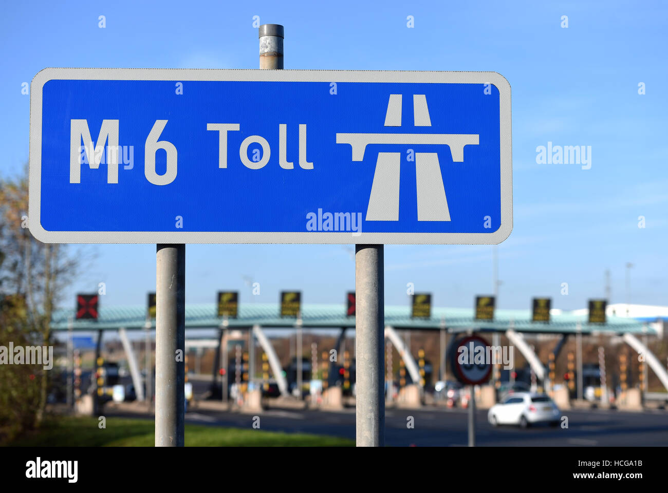 The M6 toll booth at Great Wyrley in Staffordshire. PRESS ASSOCIATION Photo. Picture date: Sunday December 4, 2016. Photo credit should read: Joe Giddens/PA Wire Stock Photo