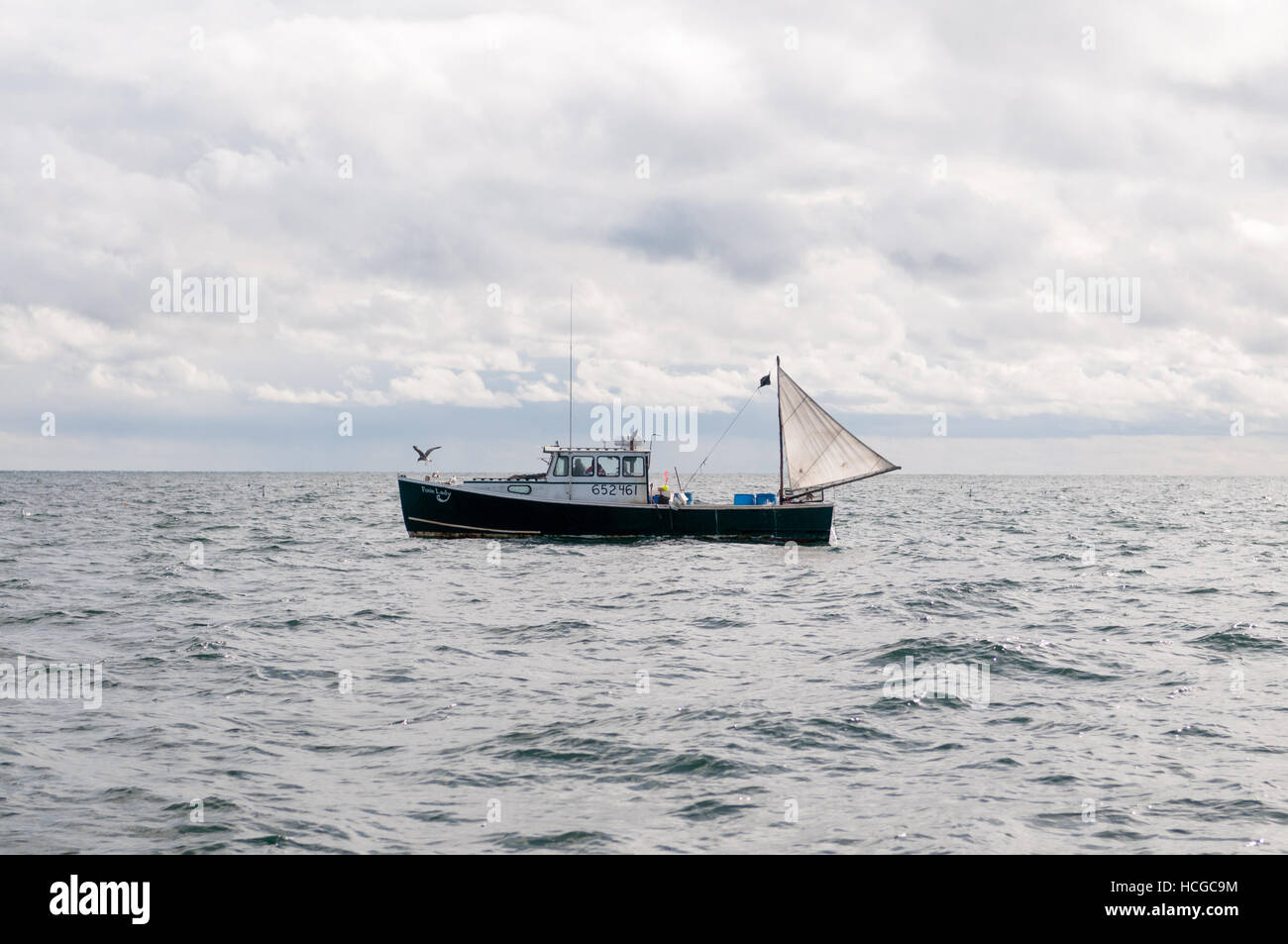 Lobster boat, Yarmouth Stock Photo Alamy