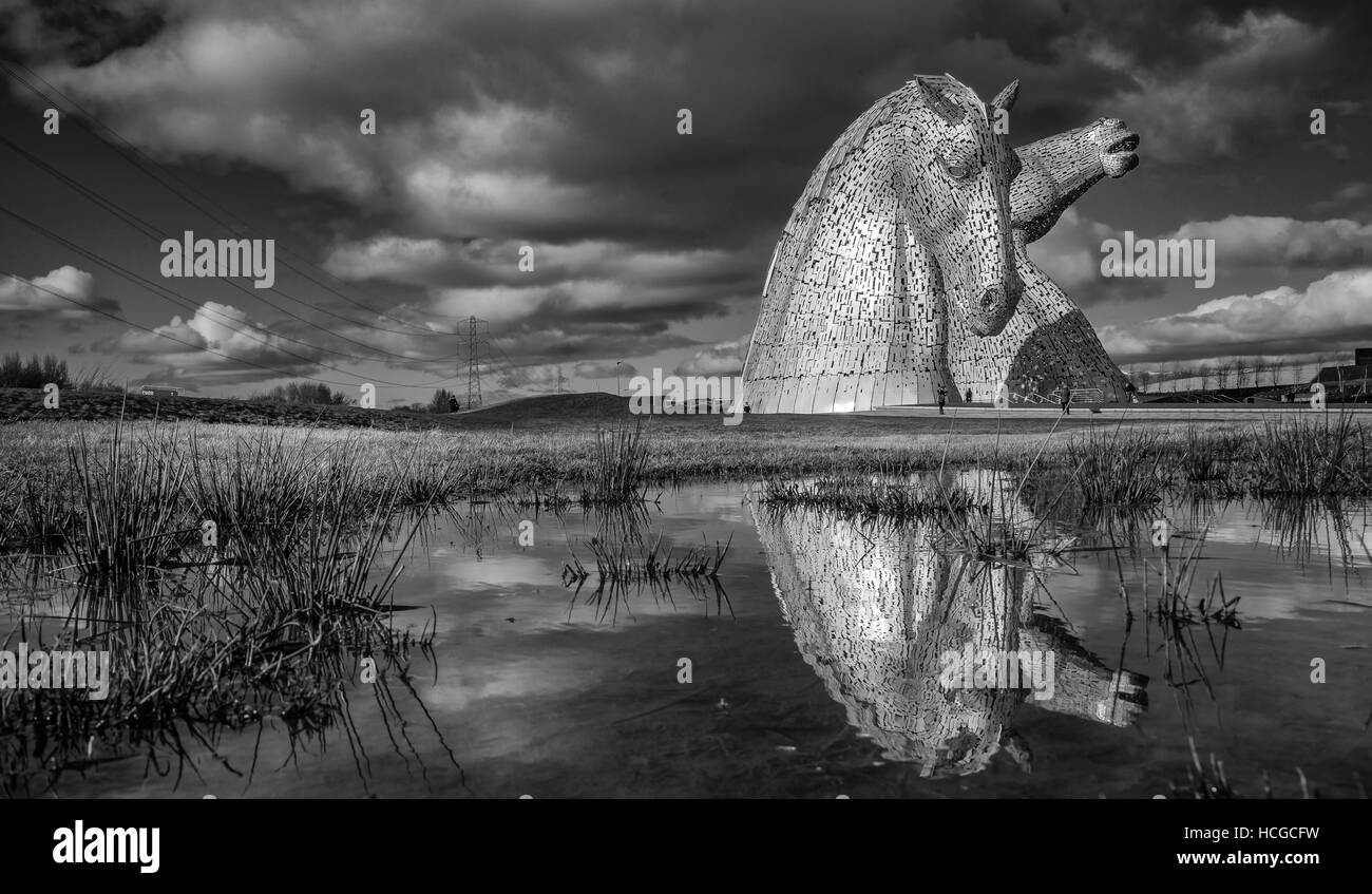 The Kelpies Stock Photo