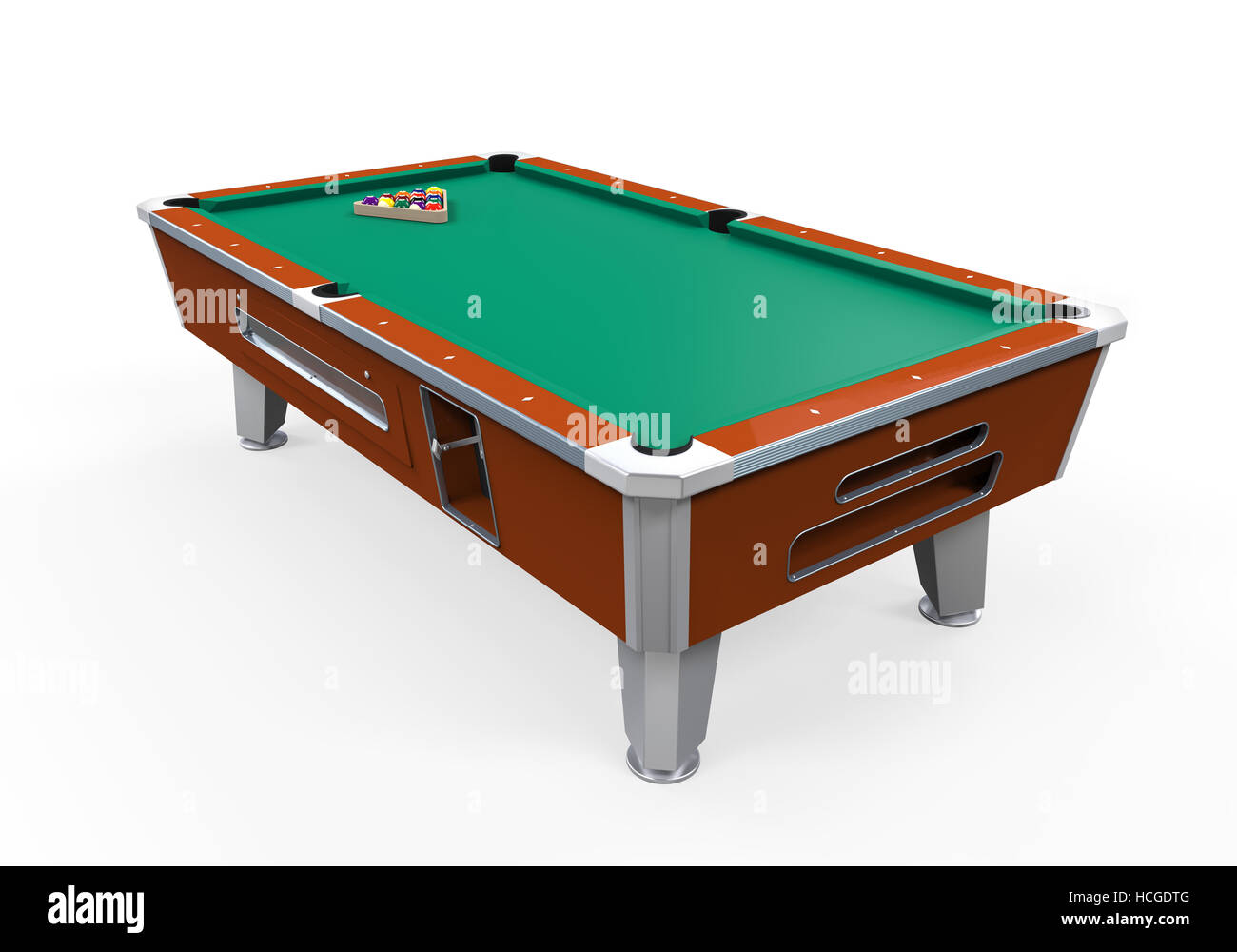 Billiard Table Isolated Stock Photo Alamy