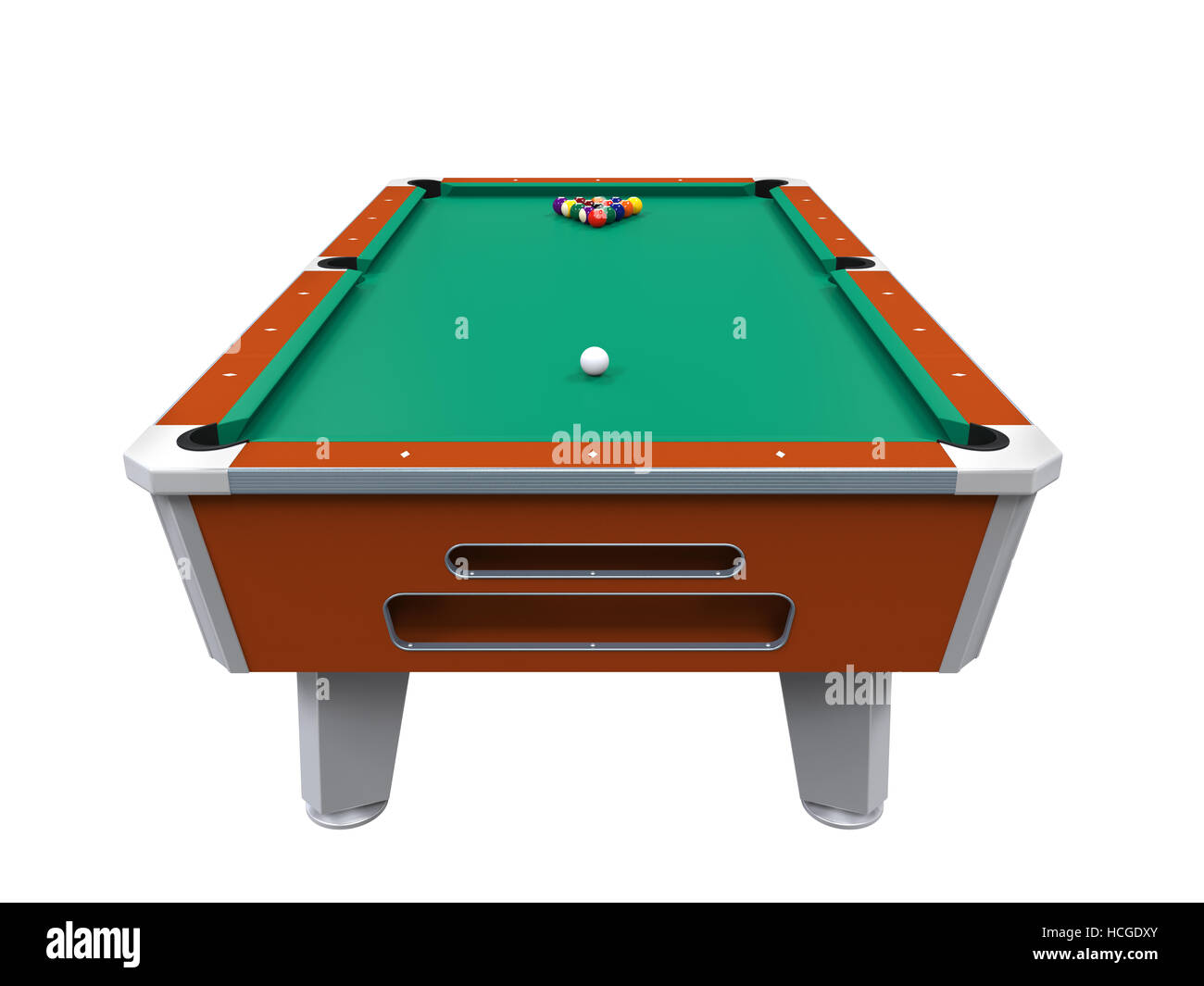 Billiard Table Isolated Stock Photo Alamy