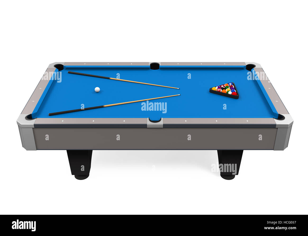 Billiard Table Isolated Stock Photo Alamy