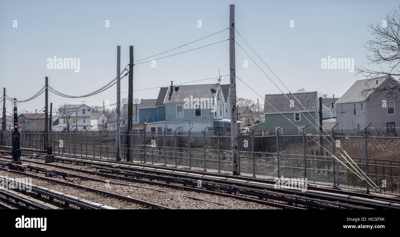 Howard Beach Houses Stock Photo Alamy