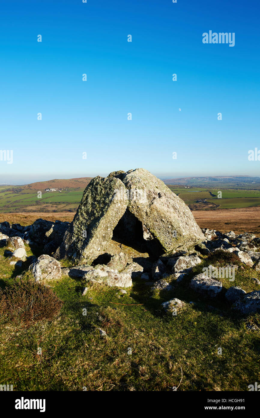 Sweynes Howes, (Neolithic Burial Chamber), Gower, South Wales, UK Stock Photo