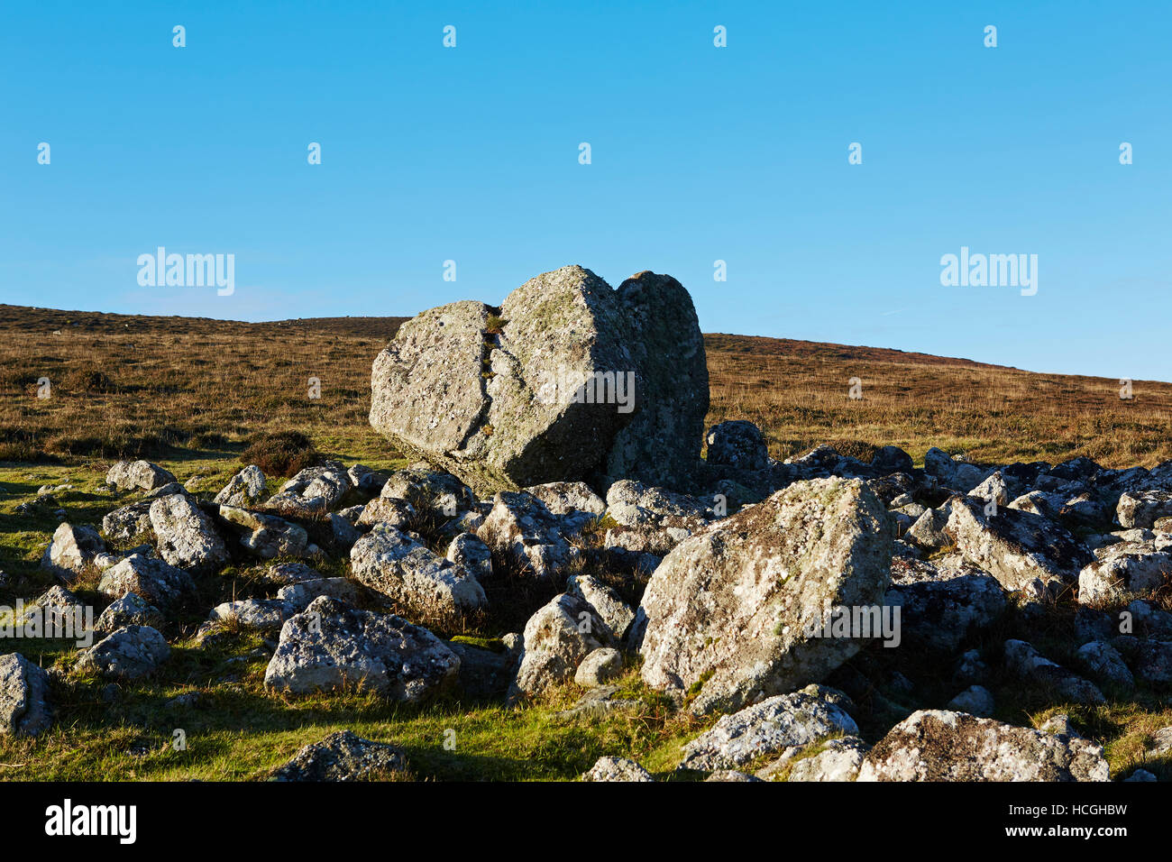 Sweynes Howes, (Neolithic Burial Chamber), Gower, South Wales, UK Stock Photo