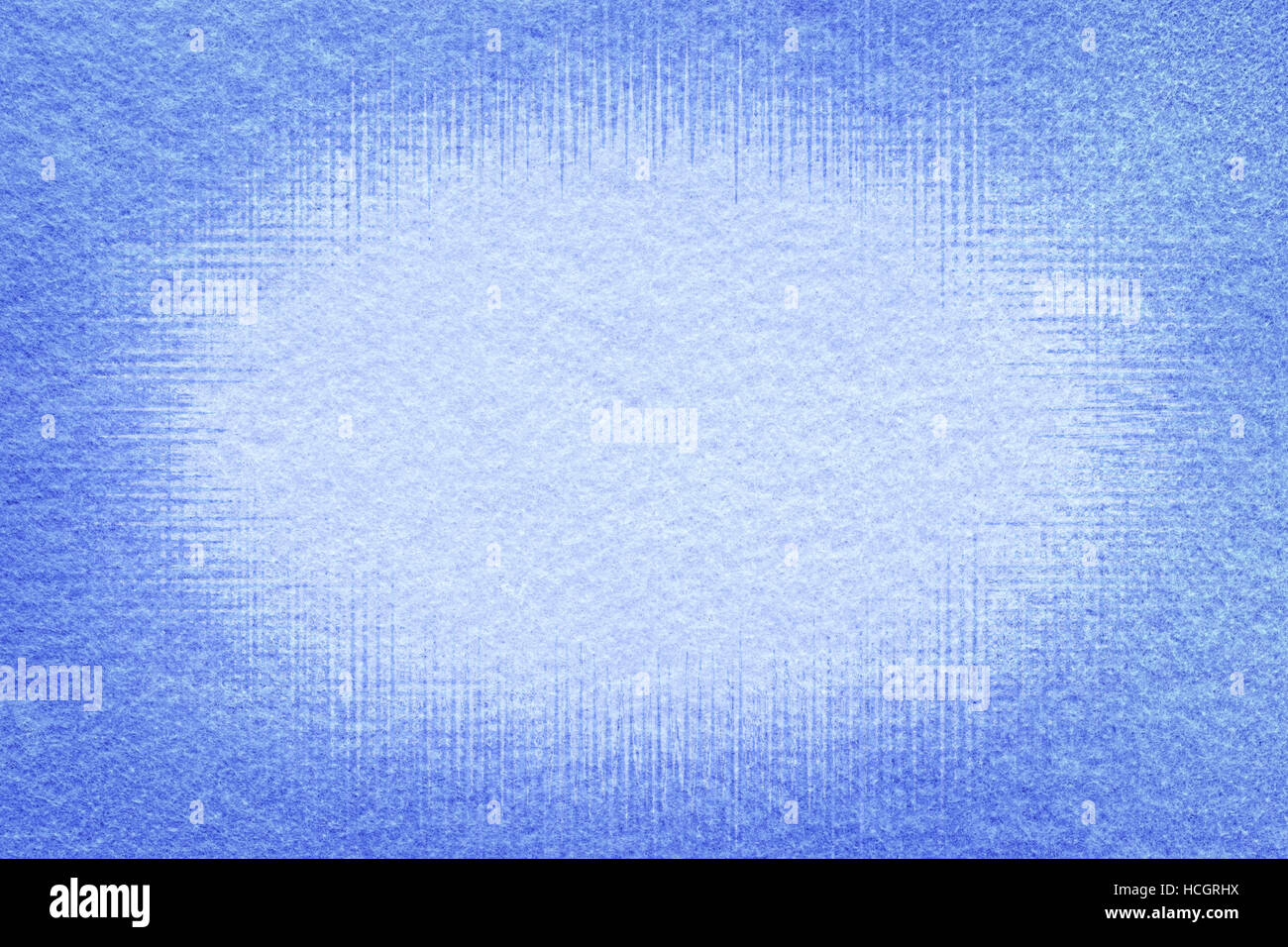 Frosted blue felt background with copy space. Fiber texture with digital manipulation Stock