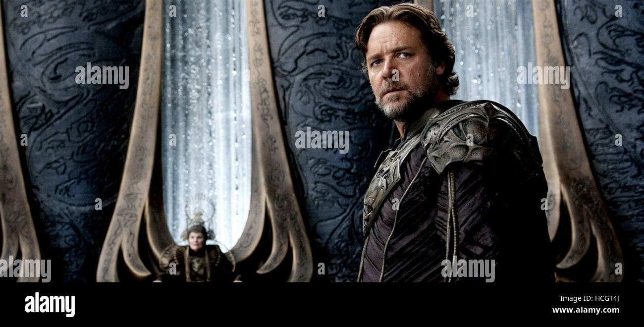 MAN OF STEEL, Russell Crowe, 2013. ph: Clay Enos/©Warner Bros. Pictures/courtesy Everett Collection Stock Photo