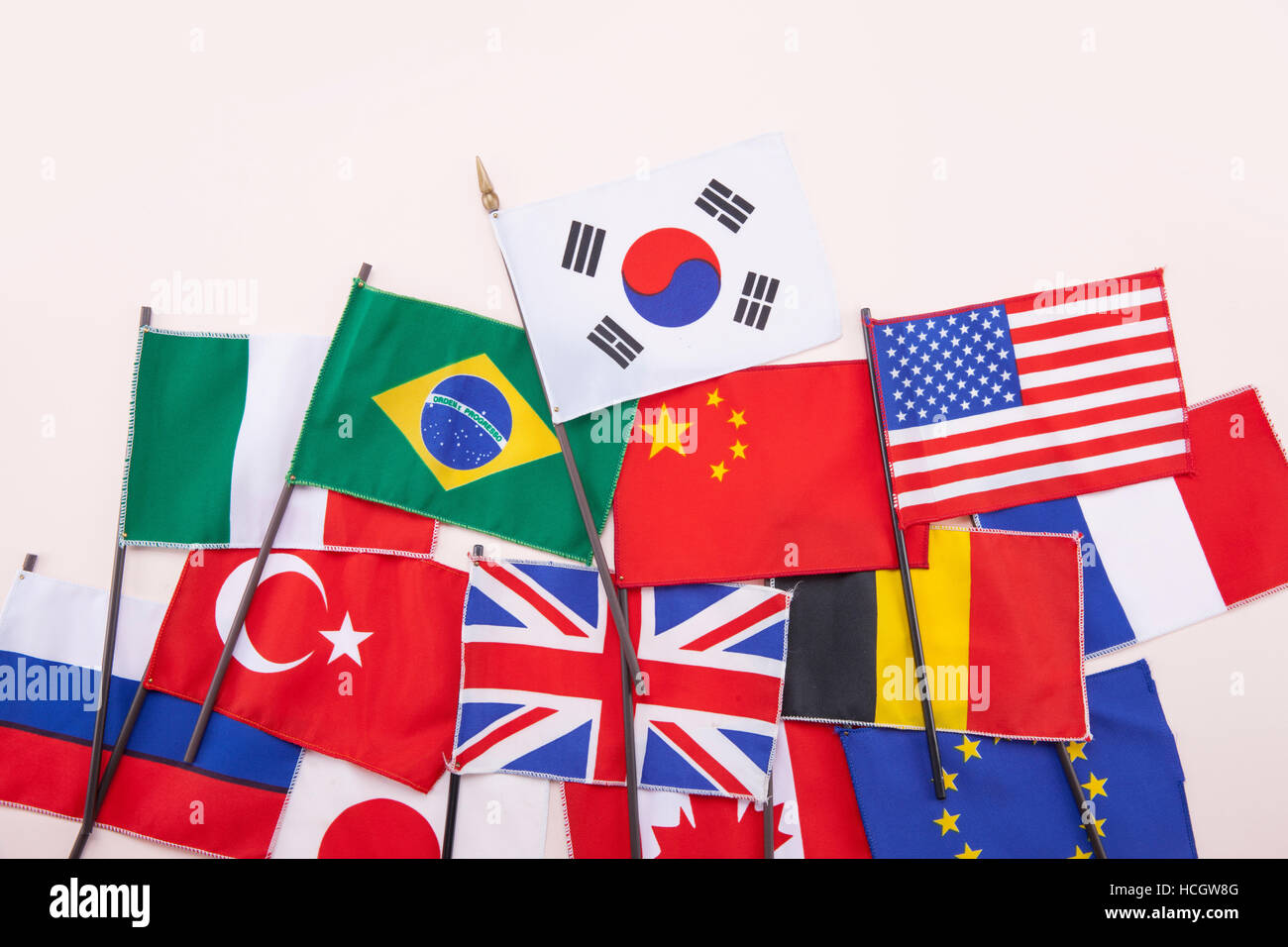 Olympic national flags hi-res stock photography and images - Alamy