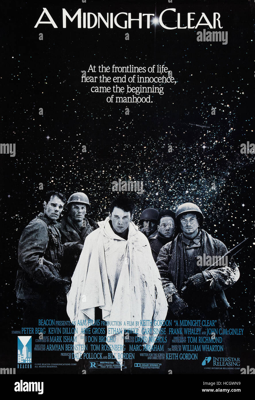 A MIDNIGHT CLEAR, US poster art, from left Kevin Dillon, Peter Berg(04)