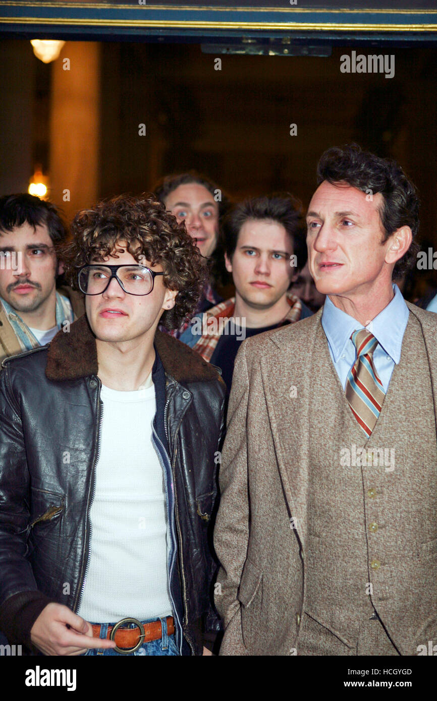 MILK, front, from left Emile Hirsch, Sean Penn as Harvey Milk, 2008
