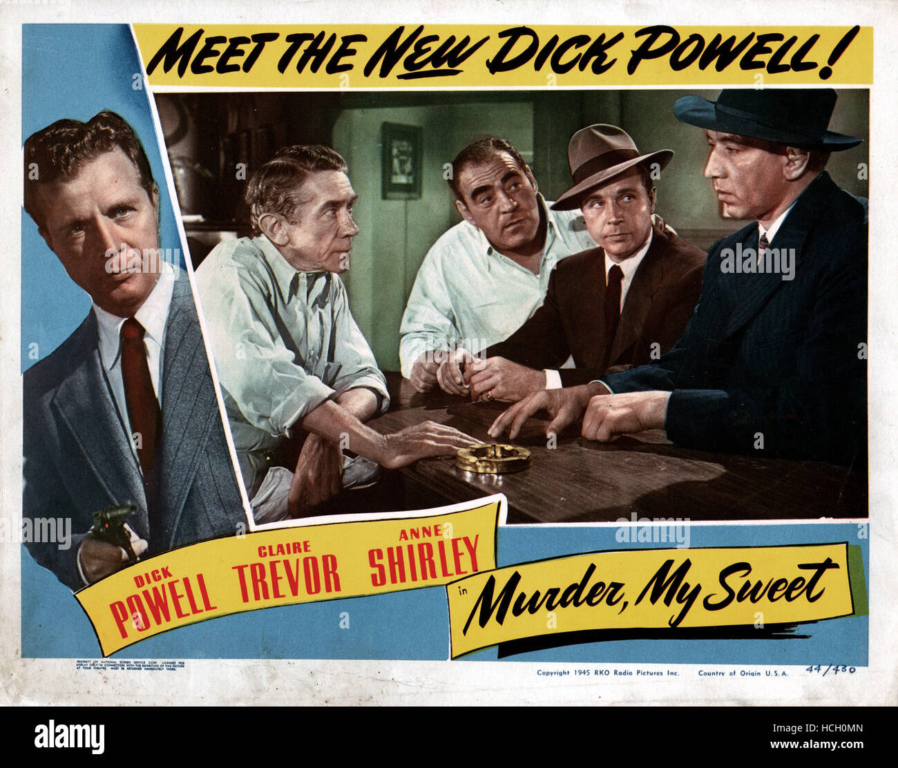 MURDER MY SWEET,Dick Powell, 1944 Stock Photo - Alamy