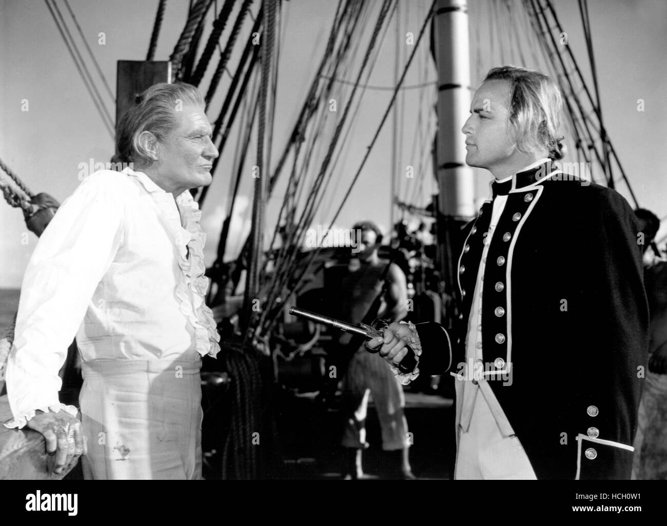 MUTINY ON THE BOUNTY, Trevor Howard, Marlon Brando, 1962 Stock Photo
