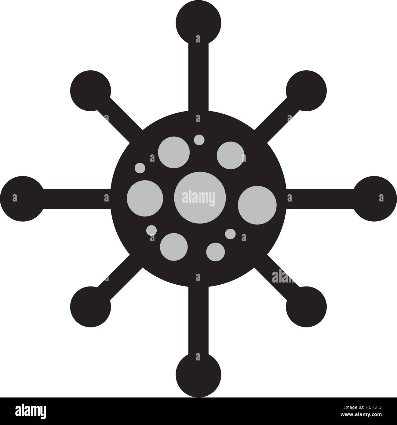 molecule structure isolated icon vector illustration design Stock ...