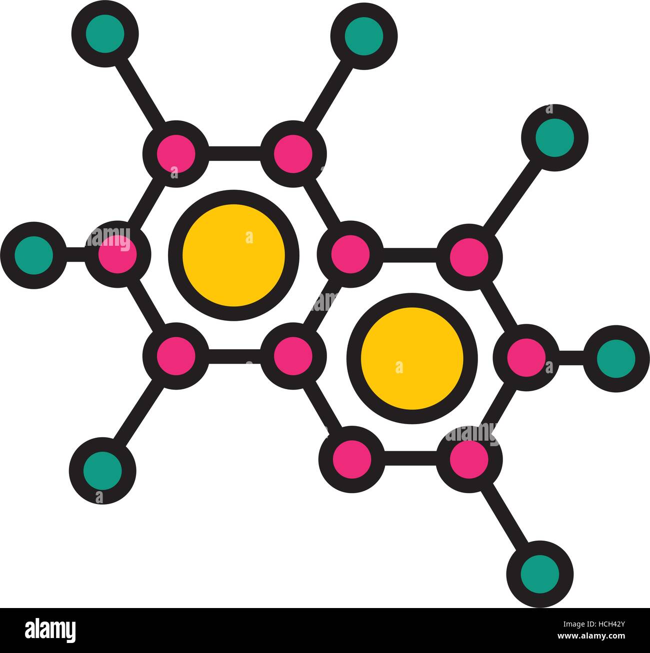 molecule structure isolated icon vector illustration design Stock ...