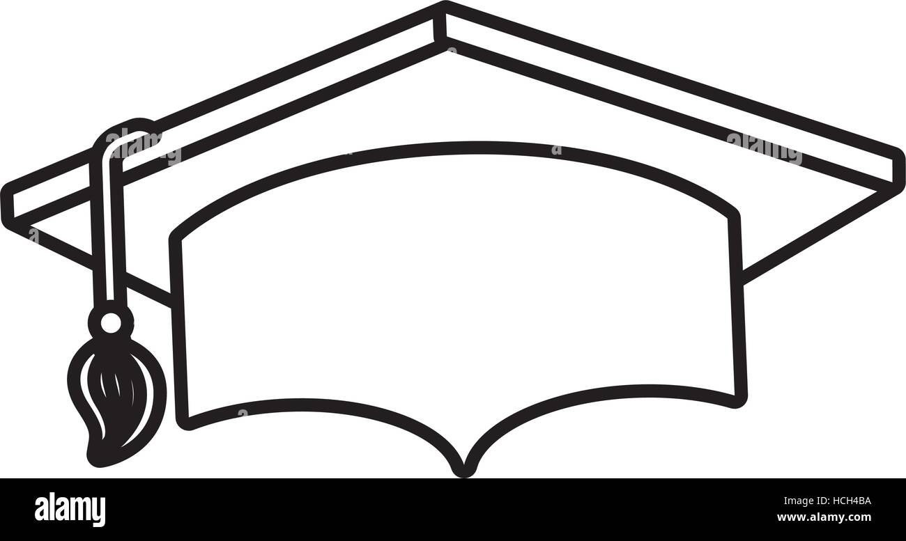 hat graduation isolated icon vector illustration design Stock Vector ...