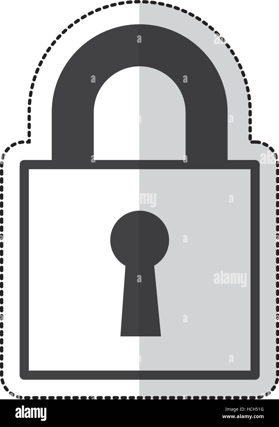 padlock secure isolated icon vector illustration design Stock Vector ...