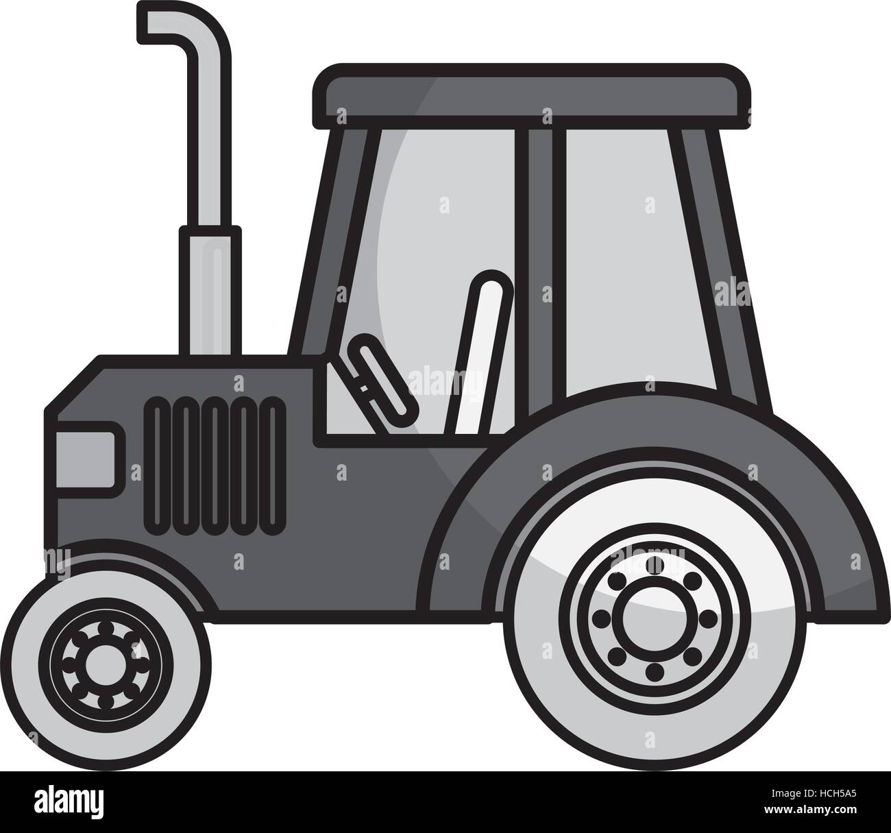 tractor farm vehicle isolated icon vector illustration design Stock ...