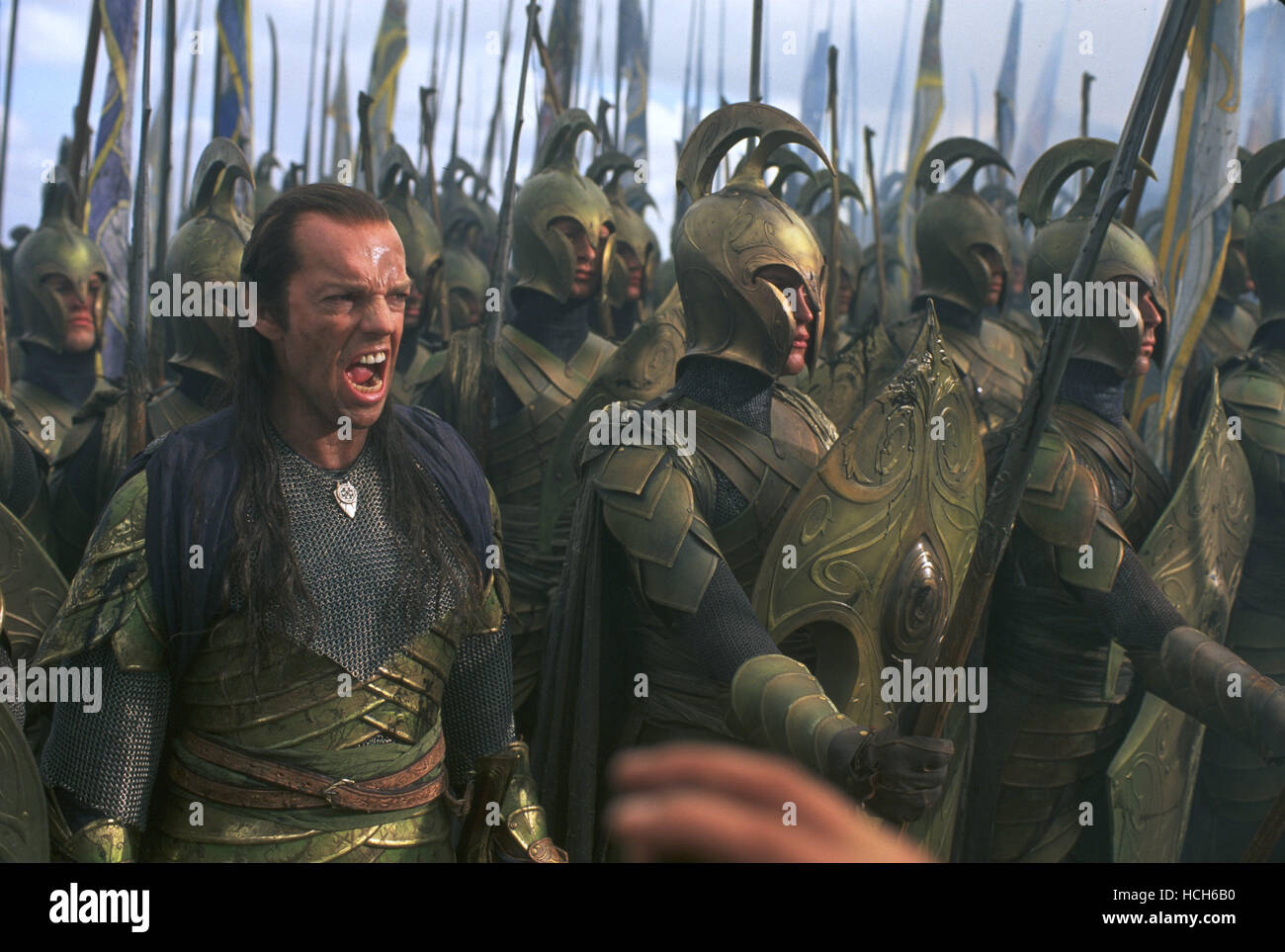THE LORD OF THE RINGS FELLOWSHIP OF THE RING, Hugo Weaving, 2001 Stock Photo Alamy
