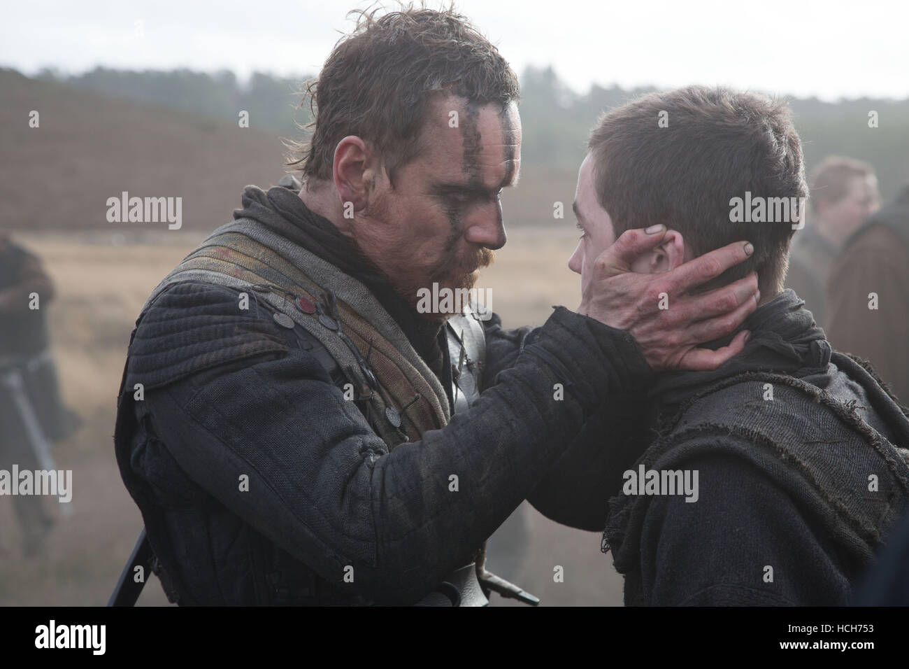 MACBETH, from left Michael Fassbender as Macbeth, Scot Greenan, 2015