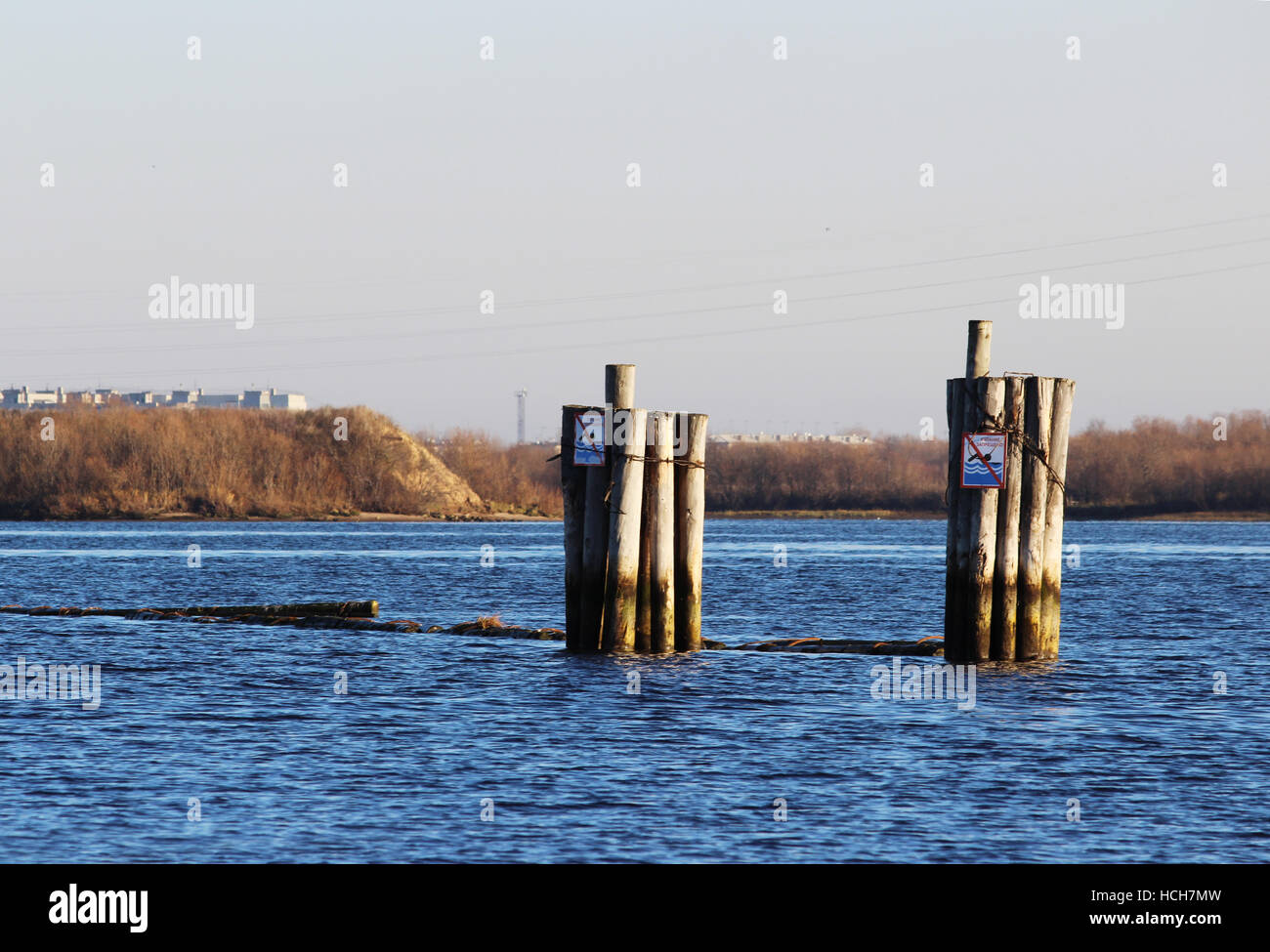 Harbour boomfloating boom hi-res stock photography and images - Alamy