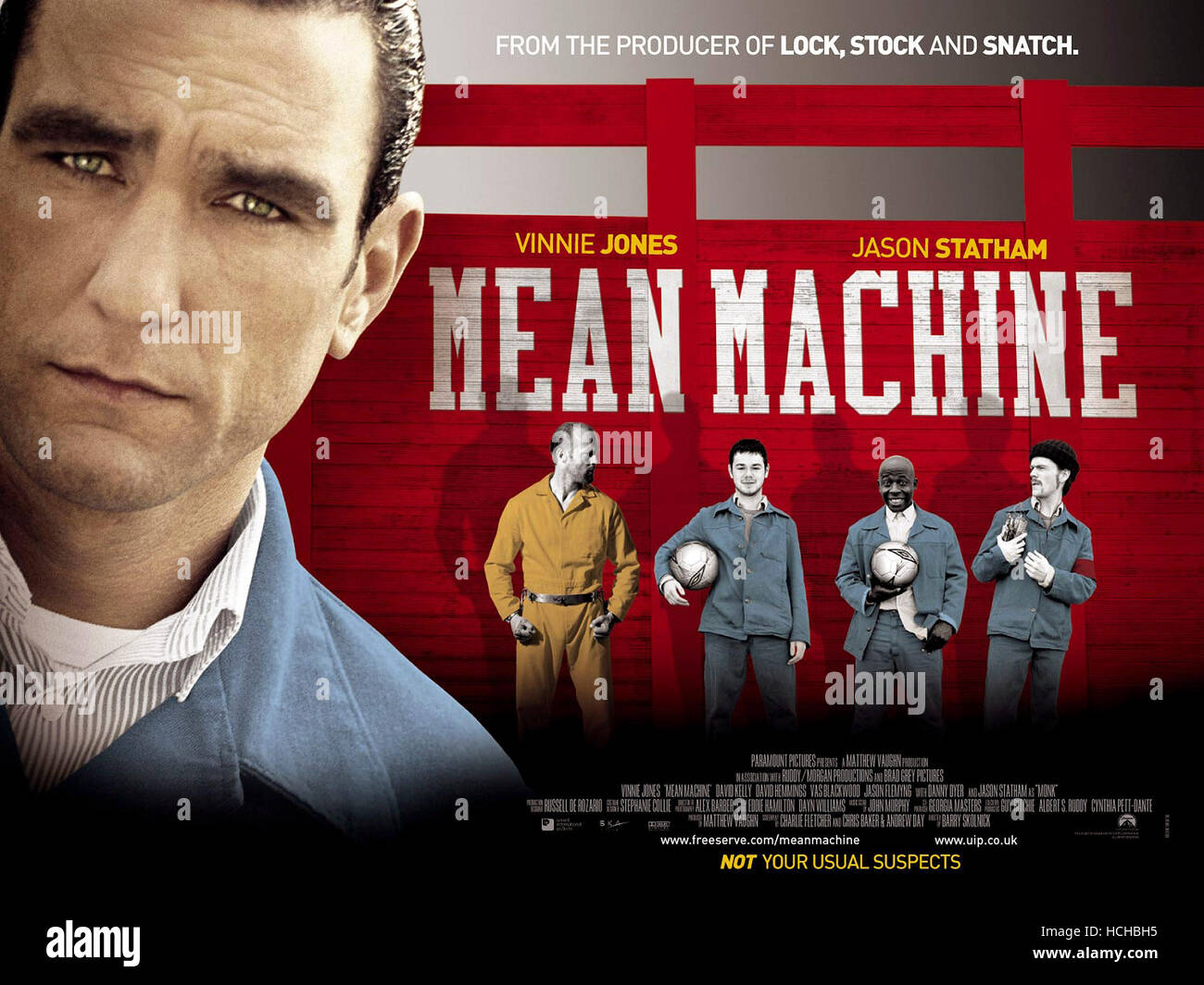 MEAN MACHINE, Vinnie Jones (left), 2001, (c) Paramount Classics