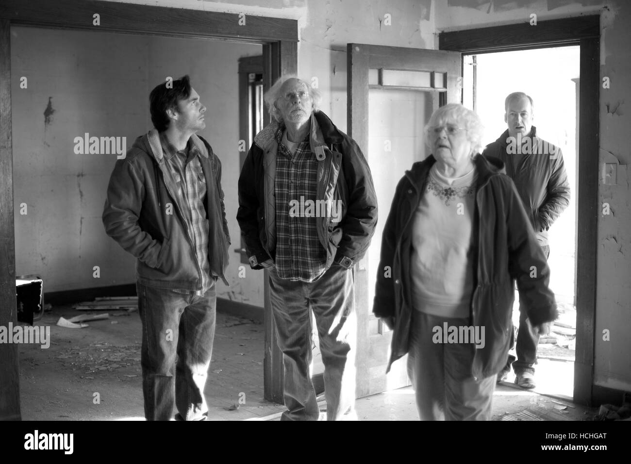 NEBRASKA, from left Will Forte, Bruce Dern, June Squibb, Bob Odenkirk