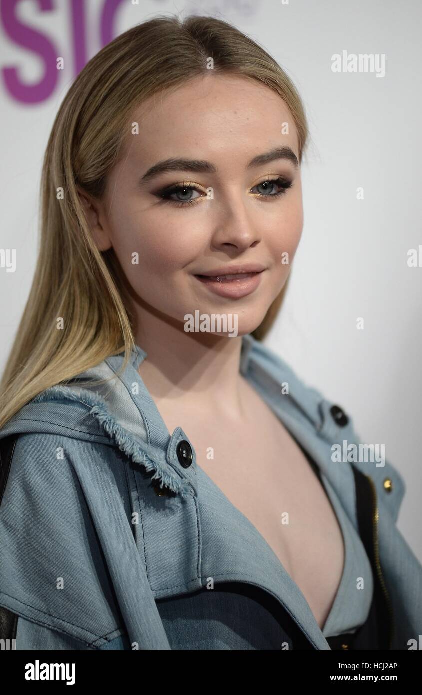 New York, NY, USA. 9th Dec, 2016. Sabrina Carpenter at arrivals for ...