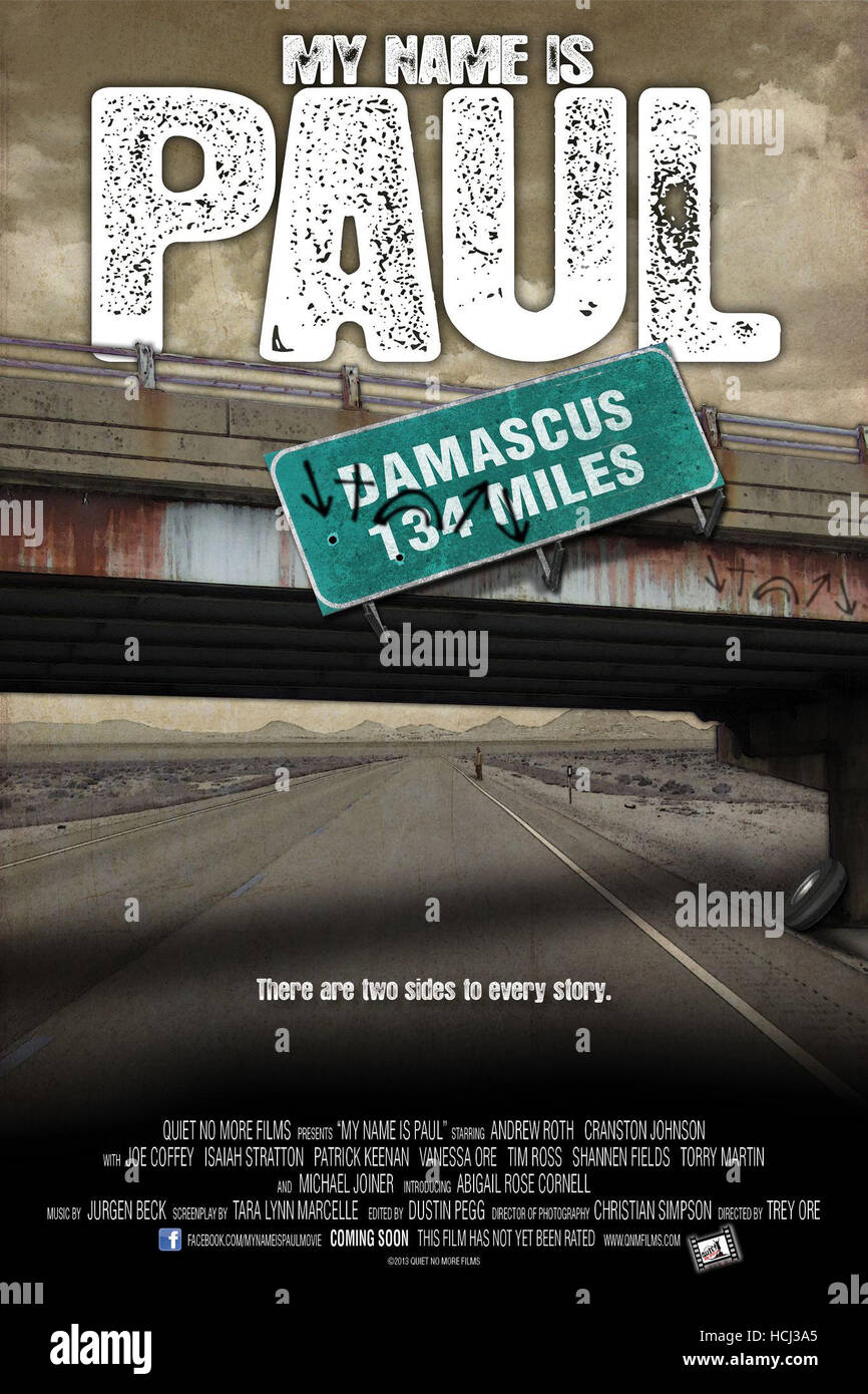 MY NAME IS PAUL, US poster art, 2013. ©Word Entertainment/courtesy ...