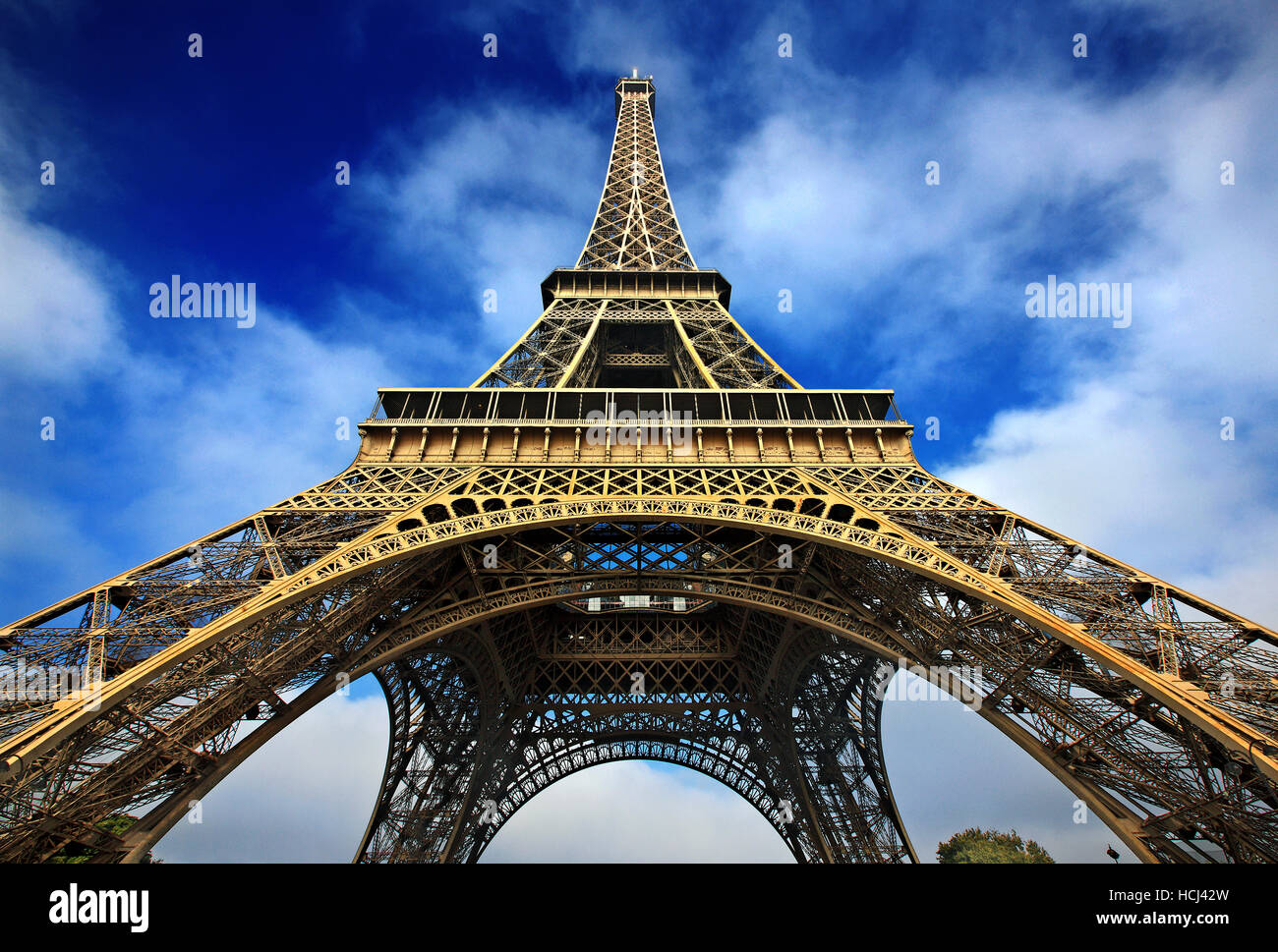 The Eiffel Tower, Paris, France Stock Photo