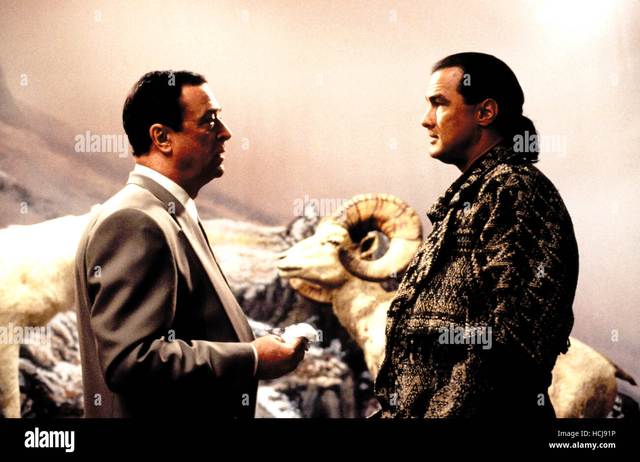 ON DEADLY GROUND, Michael Caine, Steven Seagal, 1994, (c) Warner Brothers/courtesy Everett Collection - Stock Image