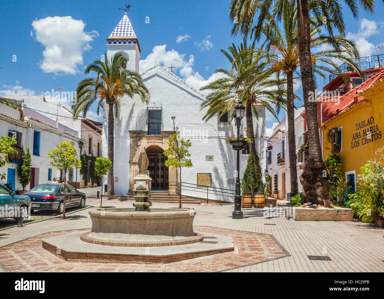 Spain, Andalusia, Province of Malaga, Costa del Sol, Marbella, Ermita del Santo Christo de Marbella (Hermitage of Holy Christ of the True Cross) Stock Photo