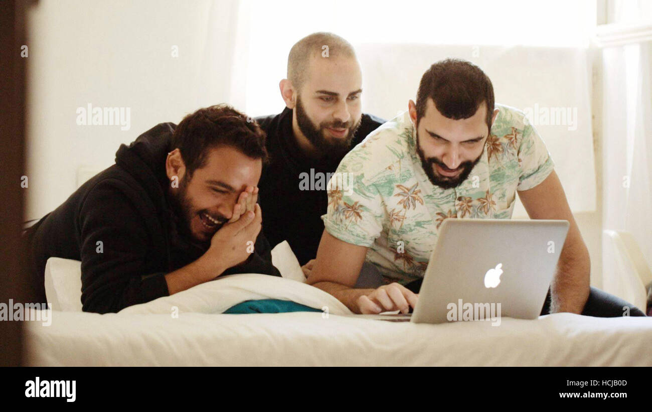 ORIENTED, from left: Khader Abu Seif, Naeem Jiryes, Fadi Daeem, 2015 ...