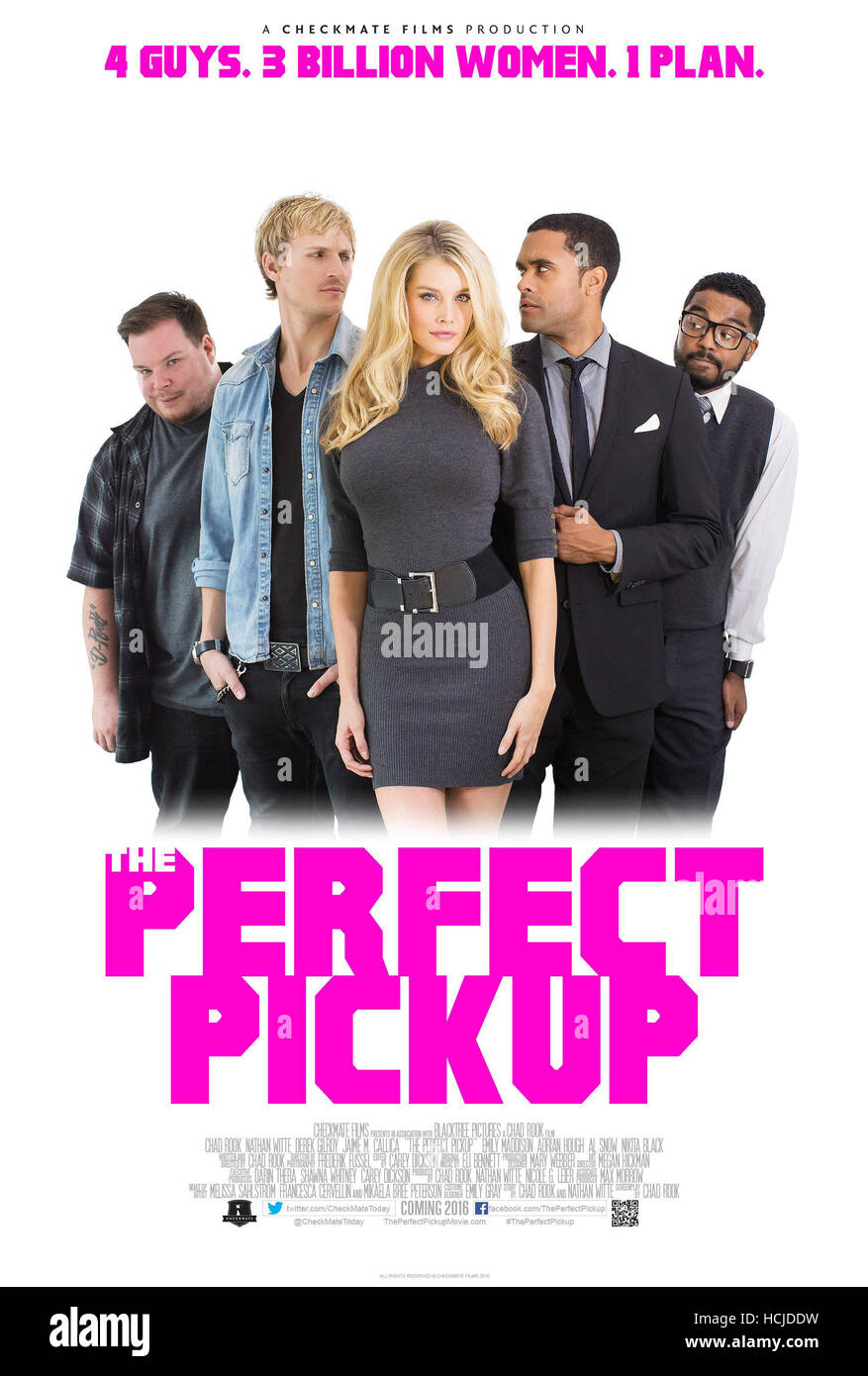 THE PERFECT PICKUP, poster, from left: Derek Gilroy, Chad Rook, Emily ...