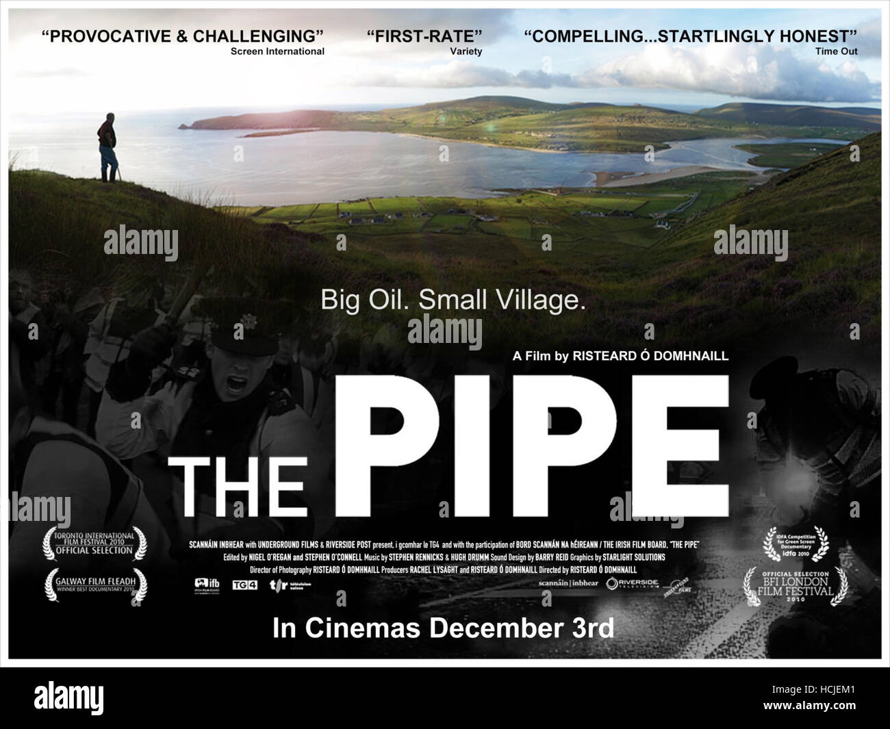 THE PIPE, Irish poster art, 2010 Stock Photo Alamy