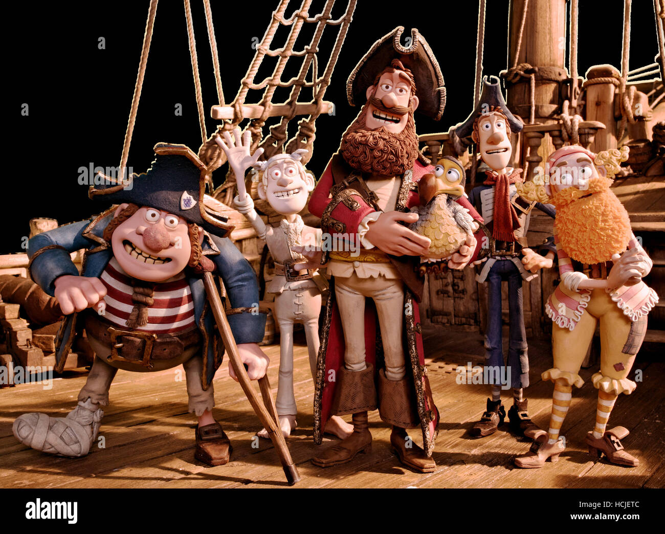 THE PIRATES! BAND OF MISFITS, from left Pirate with Gout (voice