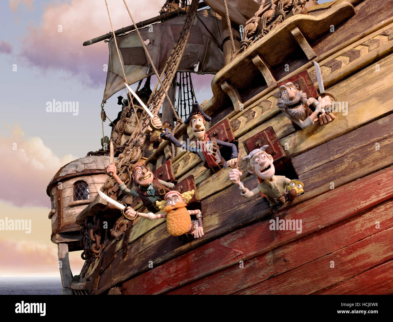 THE PIRATES! BAND OF MISFITS, from left Pirate With Prosthetics