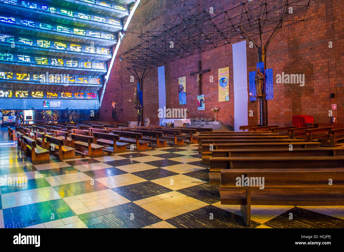 The Iglesia El Rosario in San Salvador , El Salvador. The church