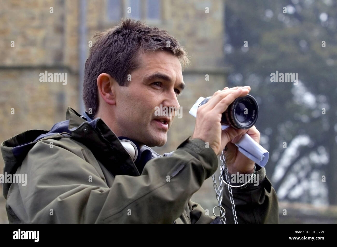 THE OTHER BOLEYN GIRL, director Justin Chadwick, on set, 2008. ©Focus Features/courtesy Everett Collection Stock Photo