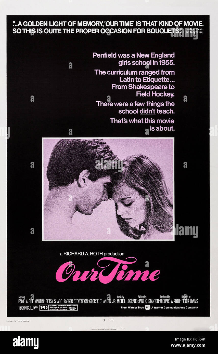 OUR TIME, US poster art, from left: Parker Stevenson, Pamela Sue Martin