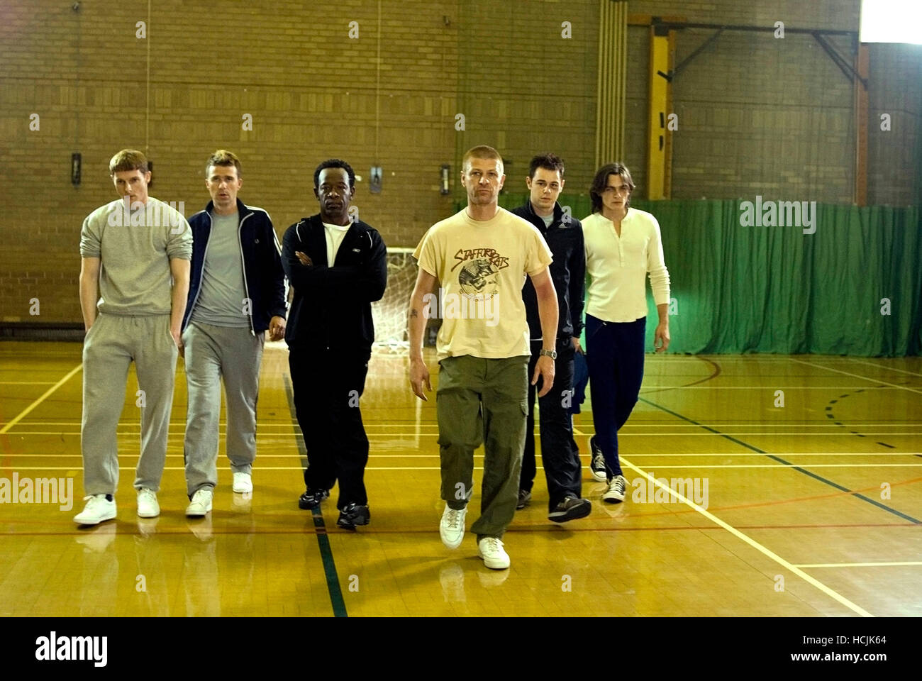 OUTLAW, Sean Harris (left), Lennie James (third from left), Sean Bean