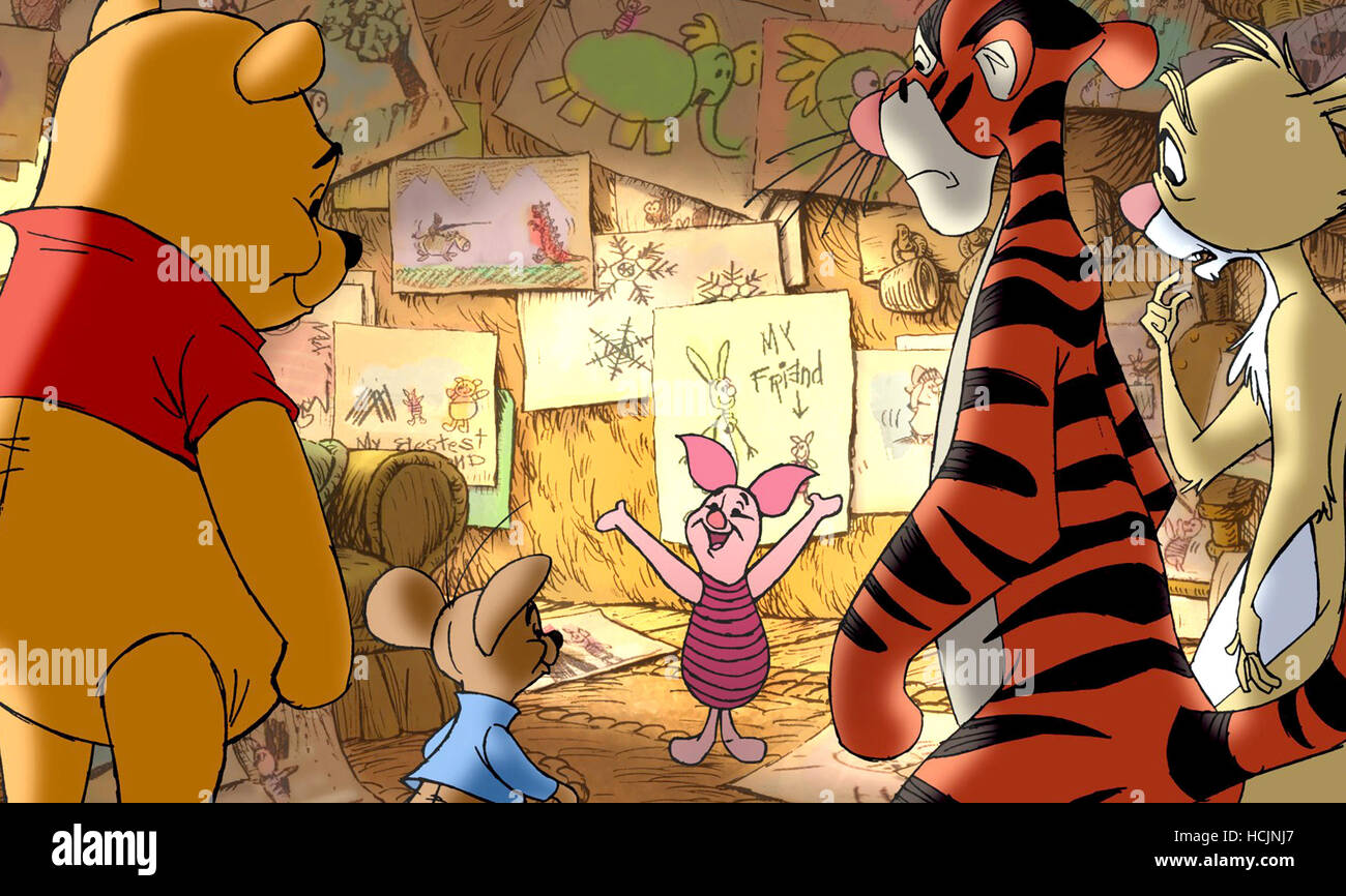 PIGLET'S BIG MOVE, Winnie the Pooh, Roo, Piglet, Tigger, Rabbit, 2003 ...