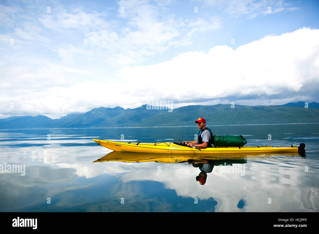 Kayaking from Juneau to Almiralty Island. Alaska Stock Photo Alamy