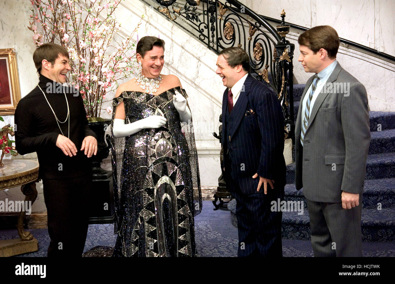 THE PRODUCERS, Roger Bart, Gary Beach, Nathan Lane, Matthew Broderick