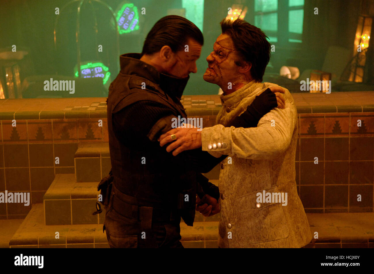 PUNISHER: WAR ZONE, from left: Ray Stevenson, Dominic West, 2008. ©Lions Gate/Courtesy Everett Collection Stock Photo