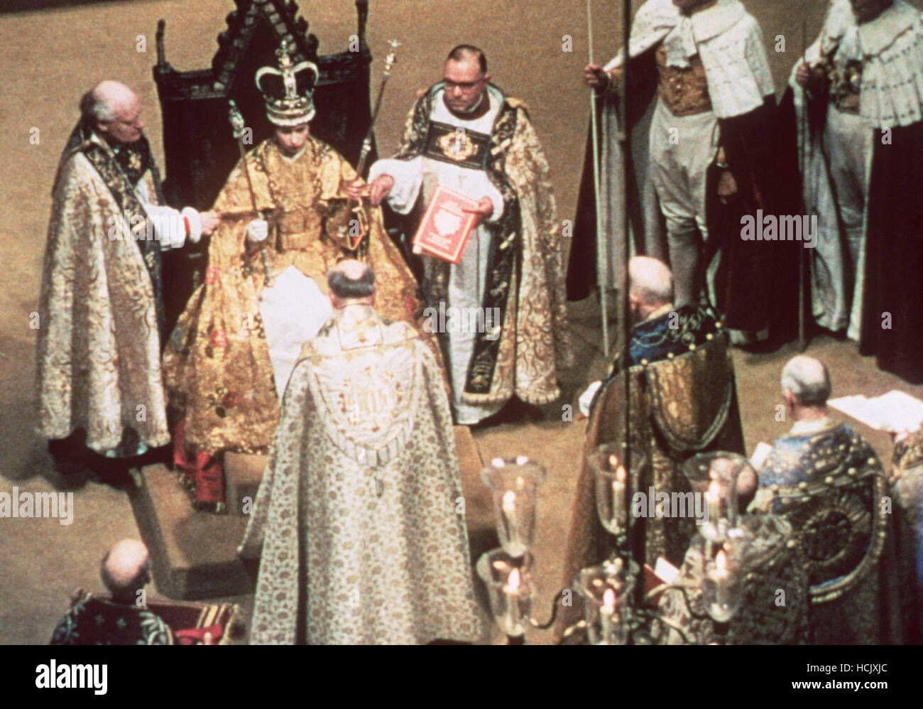 A QUEEN IS CROWNED, Queen Elizabeth II, 1953 Stock Photo