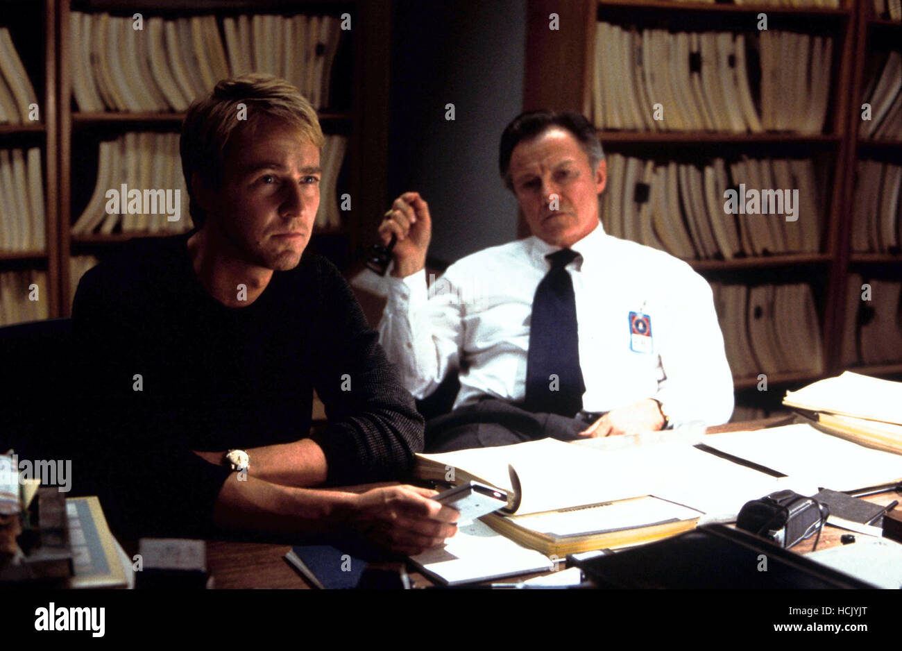 RED DRAGON, Edward Norton, Harvey Keitel, 2002, (c) Universal/courtesy